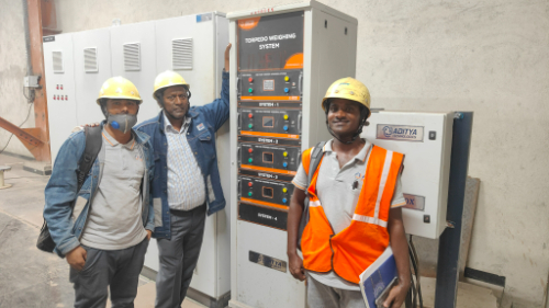 Inauguration of 1000 Ton Pitless Torpedo Ladle Weighing System at Jsw Toranagallu